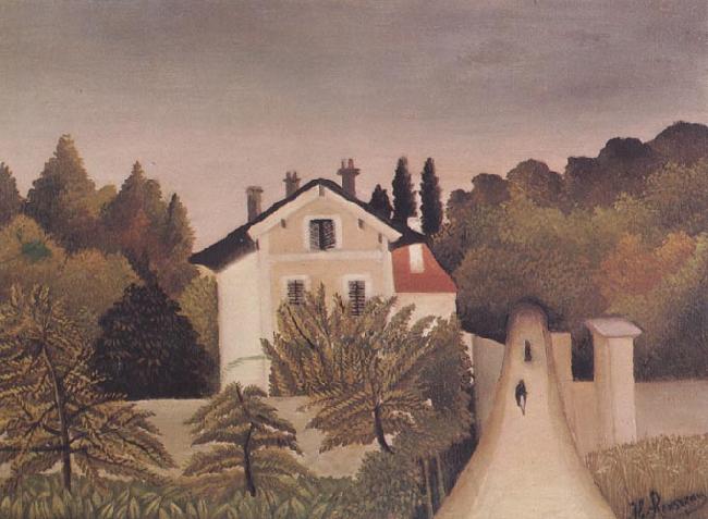 Henri Rousseau Landscape on the Banks of the Oise Spain oil painting art